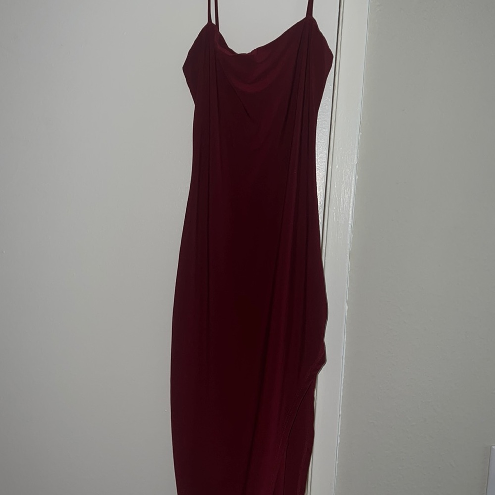 Burgundy Dress